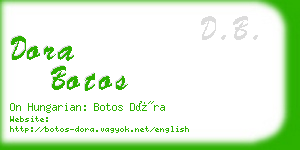 dora botos business card